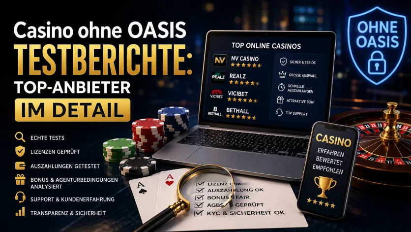 Casino ohne OASIS Testberichte – Top-Anbieter im Detail